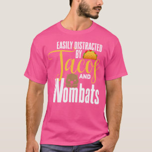 Camiseta Womba Graciosa Taco Lover Cute Tacos Wombat Lover