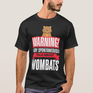 Camiseta Womba habla de Wombats Animal Wombat