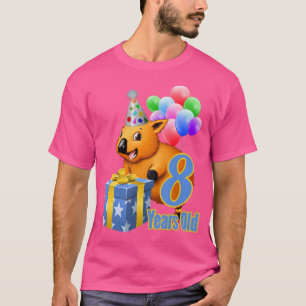 Camiseta Wombat Anim australiano de 8 años de edad