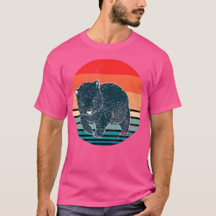 Camiseta Wombat animal australiano de Australia mochilero a