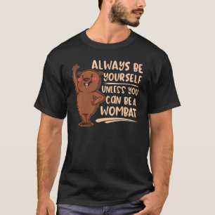 Camiseta Wombat, animal nativo australiano