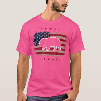 Camiseta Wombat, bandera estadounidense