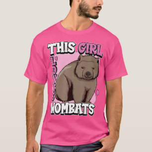 Camiseta Wombat cita a Australia a este Chica le encantan l