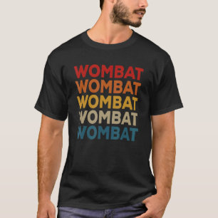 Camiseta Wombat Costume Design Funny Wombat Dice Diseño
