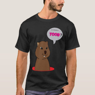 Camiseta Wombat Cute Wombat pide comida