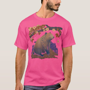 Camiseta Wombat de pintura japonesa surrealista