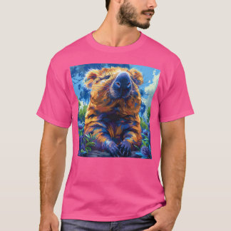 Camiseta Wombat deja colorido