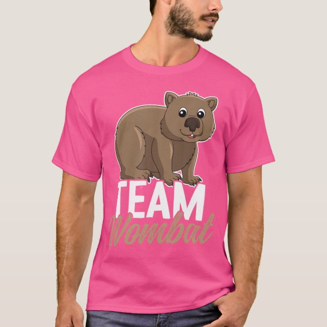Camiseta Wombat gracioso dice Wombats (Anverso)