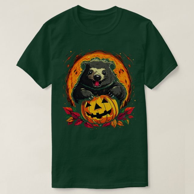 Camiseta Wombat Halloween (Diseño del anverso)