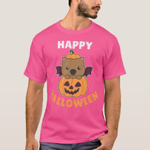 Camiseta Wombat Happy Halloween Calabaza Bat Wombats