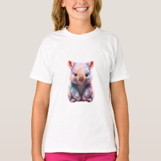 Camiseta Wombat Infantil Pastel Brillante