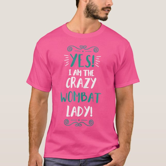 Camiseta Wombat Lady Animal Wombat (Anverso)