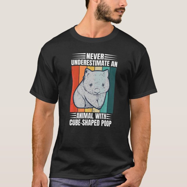 Camiseta Wombat Marsupial Para Un Nerd Wombat (Anverso)