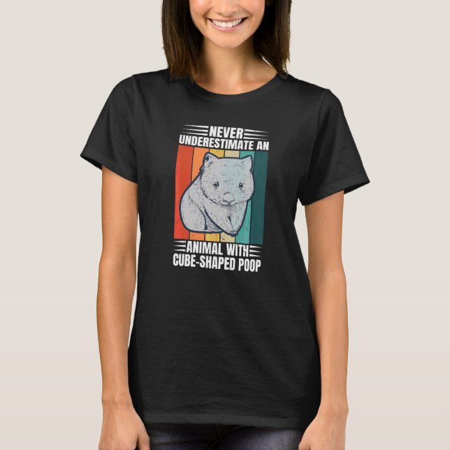 Camiseta Wombat Marsupial Para Un Nerd Wombat (Anverso)