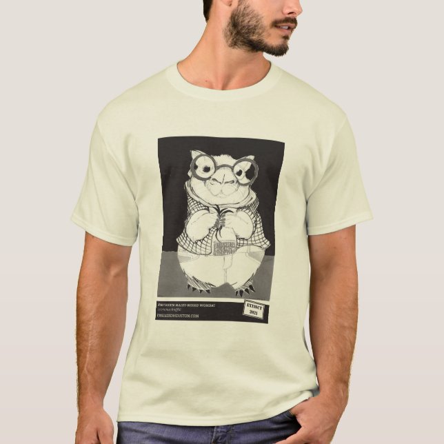 Camiseta Wombat Melenudo-Sospechado septentrional de (Anverso)