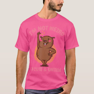 Camiseta Wombat No Soy Extraño, Soy Un Lindo Wombat Único