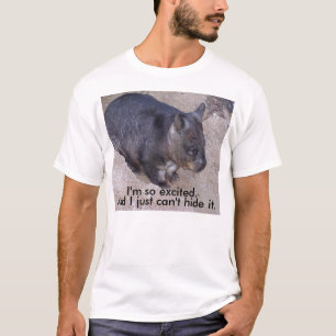 Camiseta Wombat No-Tan-Emocionado