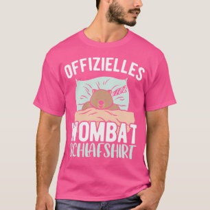 Camiseta Wombat oficial duerme Wombat