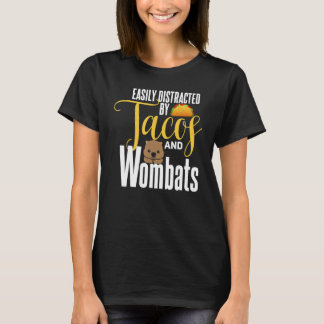 Camiseta Wombat Shirt Funny Taco Lover Cute Tacos Wombat Lo