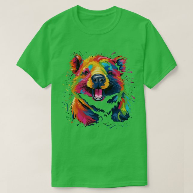 Camiseta Wombat Sonriendo (Diseño del anverso)