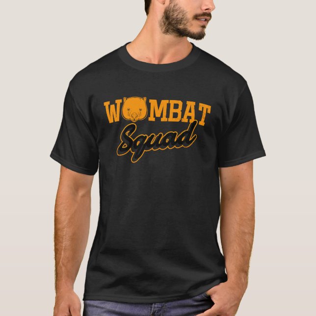 Camiseta Wombat Squad Rodent Animal Wilderlife (Anverso)