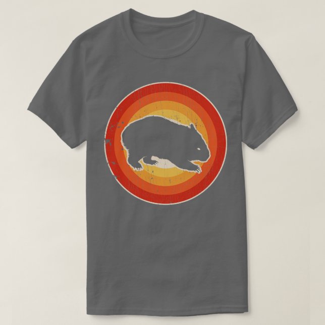 Camiseta Wombat Sunset Retro para hombres mujeres Chicas ni (Diseño del anverso)