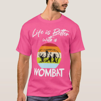 Camiseta Wombat, un animal gracioso ama a Wombat