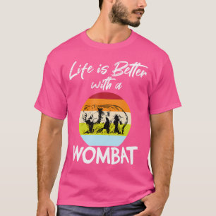 Camiseta Wombat, un animal gracioso ama a Wombat