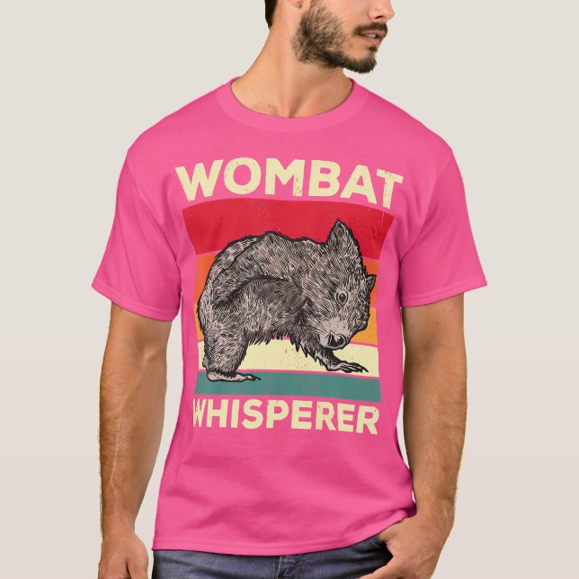 Camiseta Wombat Whisperer Funny Wombat dice (Anverso)