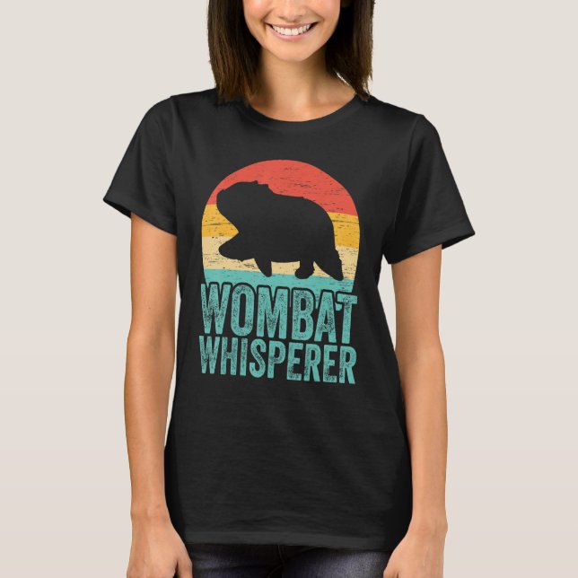 Camiseta Wombat Whisperer Marsupial Australia (Anverso)