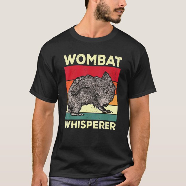 Camiseta Wombat Whisperer Wombat dice 1 (Anverso)