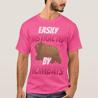 Camiseta Wombat: Wombat marsupial facilmente distrado