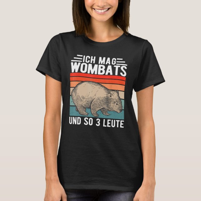 Camiseta Wombat Wombats Australia regalo marsupial (Anverso)