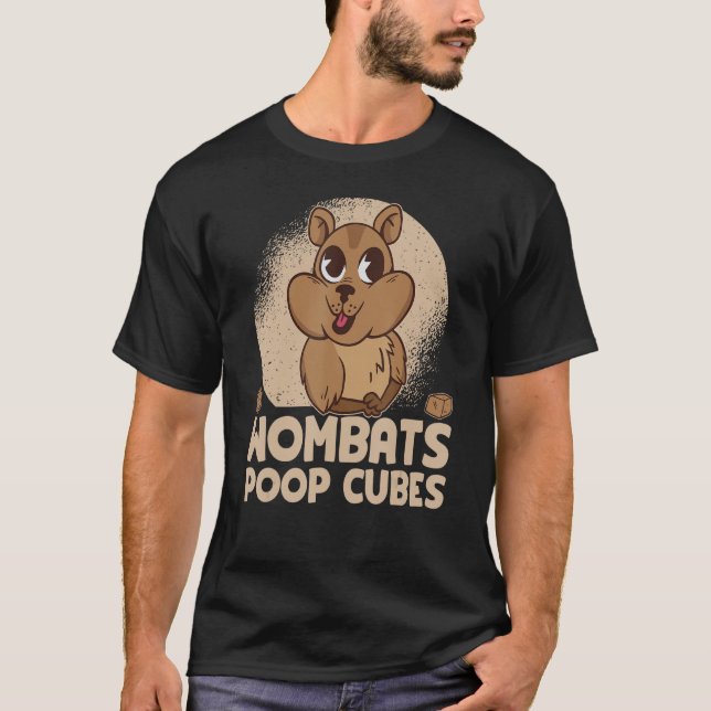 Camiseta Wombats Cubos De Caca Para Un Wombat 1 (Anverso)