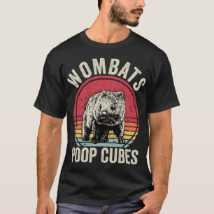 Camiseta Wombats divertidos poop cubes