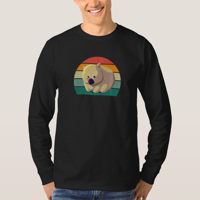 Camiseta wombats marsupial australia oceania animal combat  (Anverso)