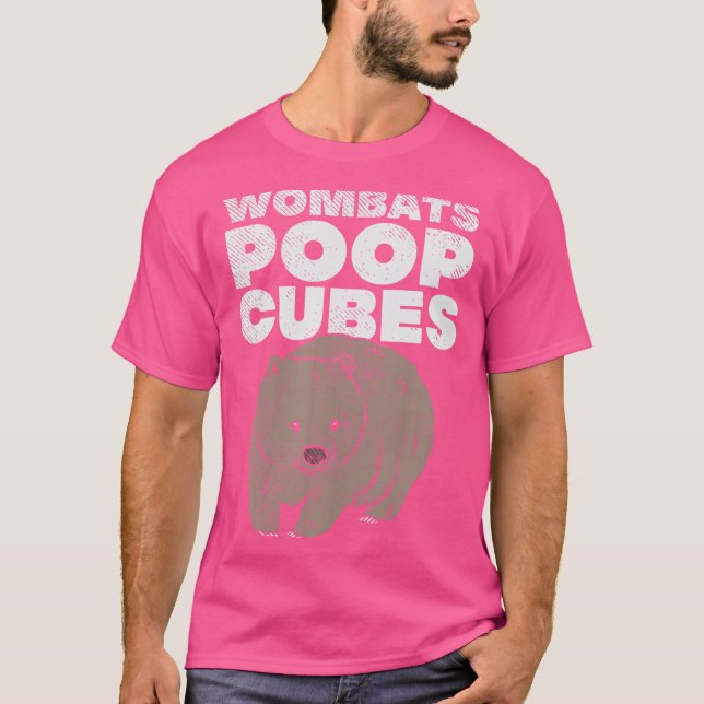 Camiseta Wombats Poop Cubes (Anverso)