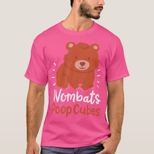 Camiseta Wombats Poop Cubes (Anverso)