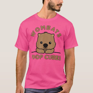 Camiseta Wombats Poop Cubes Cute Kawaii Wombat Cita