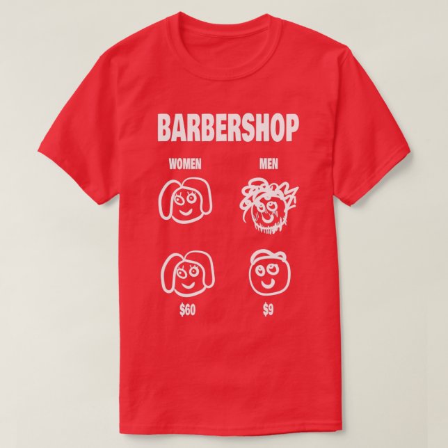 Camiseta Women Barber Barbershop (Diseño del anverso)