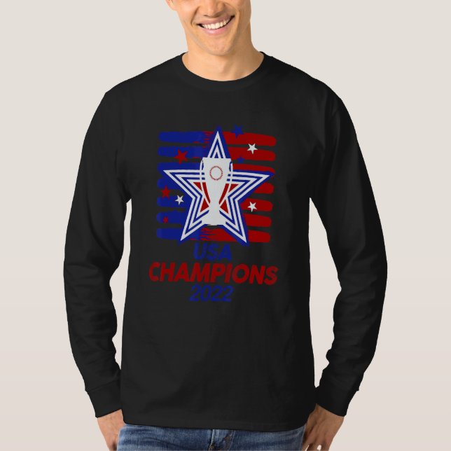 Camiseta Women Championship Usa 2022 Champions Soccer Footb (Anverso)