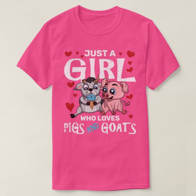 Camiseta Women Farmer Farm Animal Goat Girls Farming Cute P (Diseño del anverso)