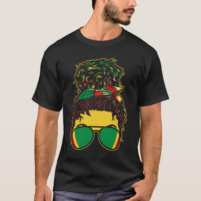 Camiseta Women Jamaica Reggae Rasta (Anverso)