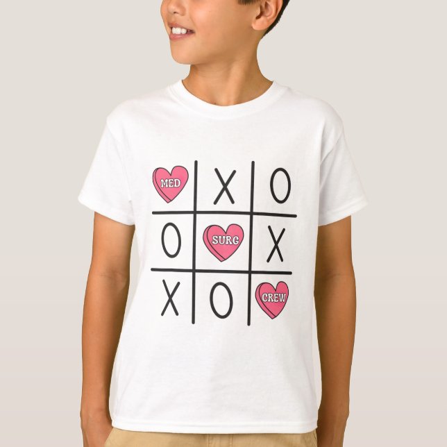 Camiseta Women Med Surg Nurse Valentine's Day Medical Surgi (Anverso)