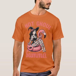Camiseta Women Mens Funny Halloween Hot Ghoul Summer Summer