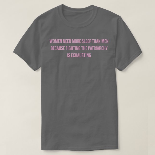 Camiseta Women Need More Sleep Than Men Apparel Uterus Femi (Diseño del anverso)