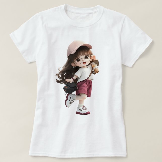 Camiseta Women’s Basic T-Shirt Design (Diseño del anverso)
