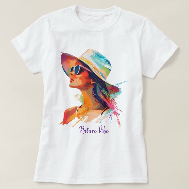 Camiseta Women’s Nature Vibe Graphic T-Shirt – Girl (Diseño del anverso)