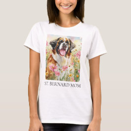 Camiseta Women’s T-Shirt – Saint Bernard Mom Tee