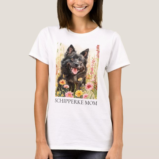 Camiseta Women’s T-Shirt – Schipperke Mom  (Anverso)